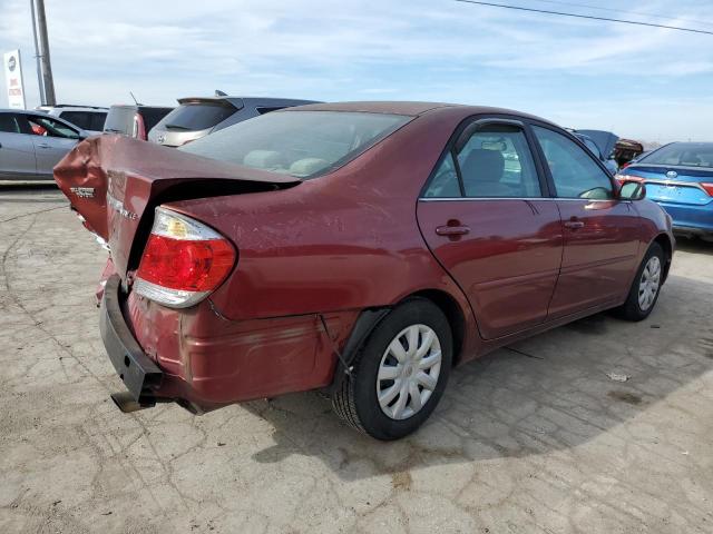 4T1BE30K55U103259 - 2005 TOYOTA CAMRY LE RED photo 3