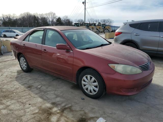 4T1BE30K55U103259 - 2005 TOYOTA CAMRY LE RED photo 4