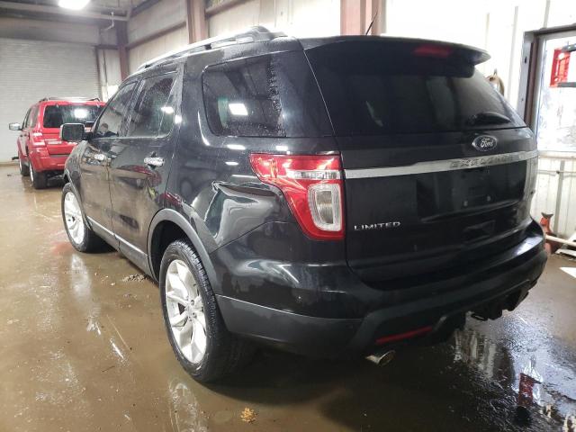 1FMHK8F83BGA72017 - 2011 FORD EXPLORER LIMITED BLACK photo 2