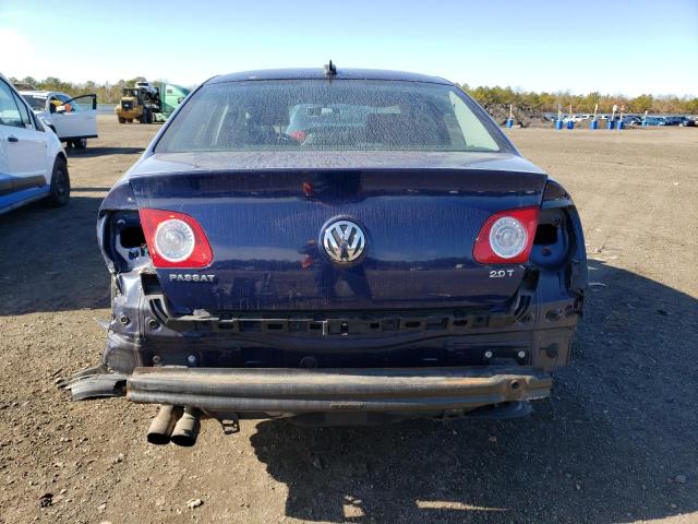 WVWAK73C76P187539 - 2006 VOLKSWAGEN PASSAT 2.0T BLUE photo 6