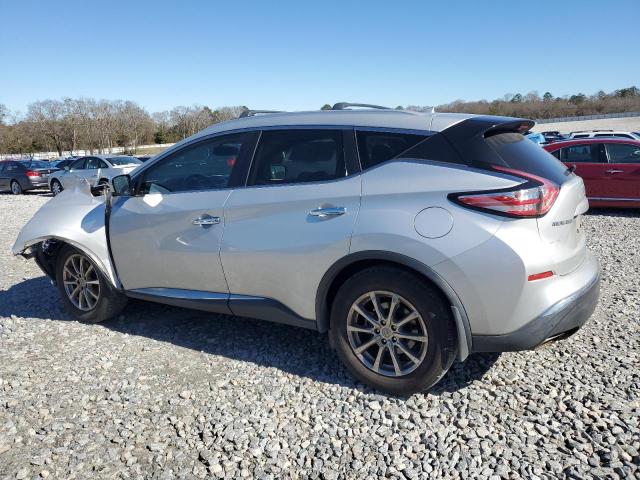 5N1AZ2MG0FN288106 - 2015 NISSAN MURANO S SILVER photo 2