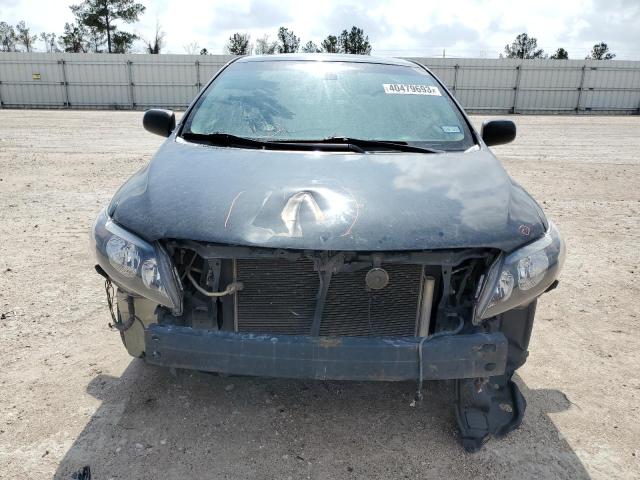 2T1BU4EE4AC479684 - 2010 TOYOTA COROLLA BASE BLACK photo 5
