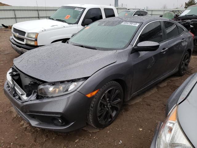 2HGFC2F85KH540535 - 2019 HONDA CIVIC SPORT GRAY photo 1