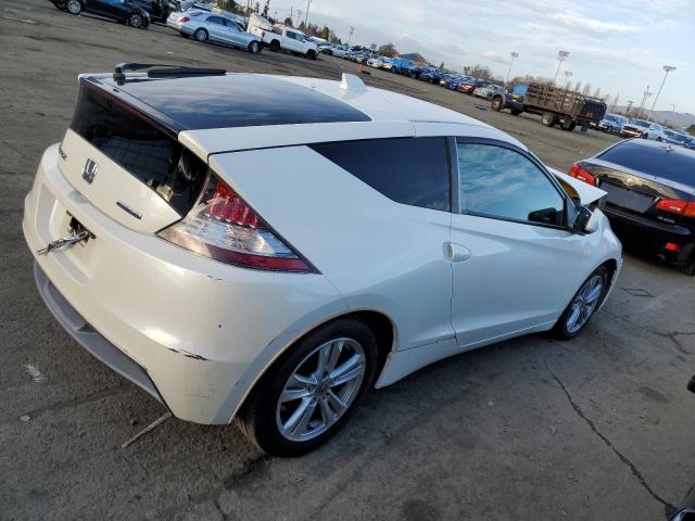 JHMZF1D63BS009369 - 2011 HONDA CR-Z EX WHITE photo 3