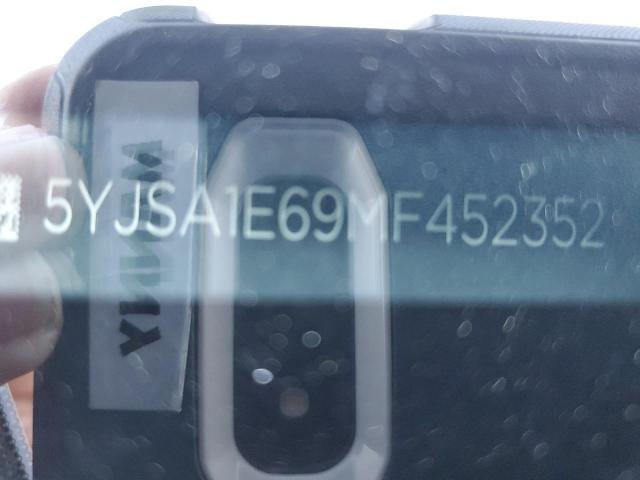 5YJSA1E69MF452352 - 2021 TESLA MODEL S Կապույտ լուսանկար 12