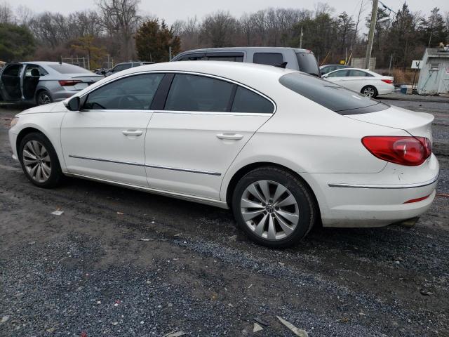 WVWMN7AN3BE721893 - 2011 VOLKSWAGEN CC SPORT WHITE photo 2