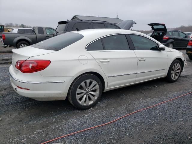 WVWMN7AN3BE721893 - 2011 VOLKSWAGEN CC SPORT WHITE photo 3