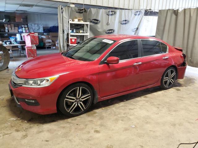 1HGCR2F15HA016555 - 2017 HONDA ACCORD SPORT SPECIAL EDITION RED photo 1