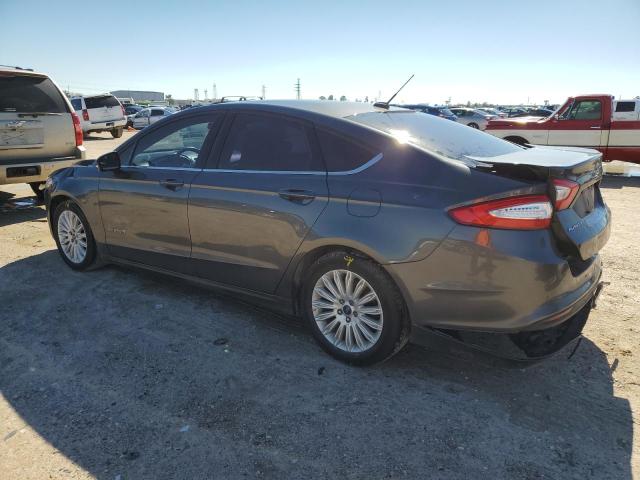 3FA6P0LU5GR405923 - 2016 FORD FUSION SE HYBRID GRAY photo 2