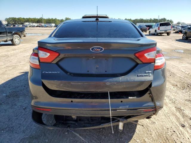 3FA6P0LU5GR405923 - 2016 FORD FUSION SE HYBRID GRAY photo 6