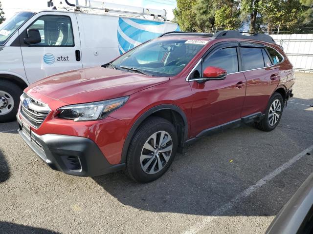 4S4BTAFC5M3150645 - 2021 SUBARU OUTBACK PREMIUM RED photo 1