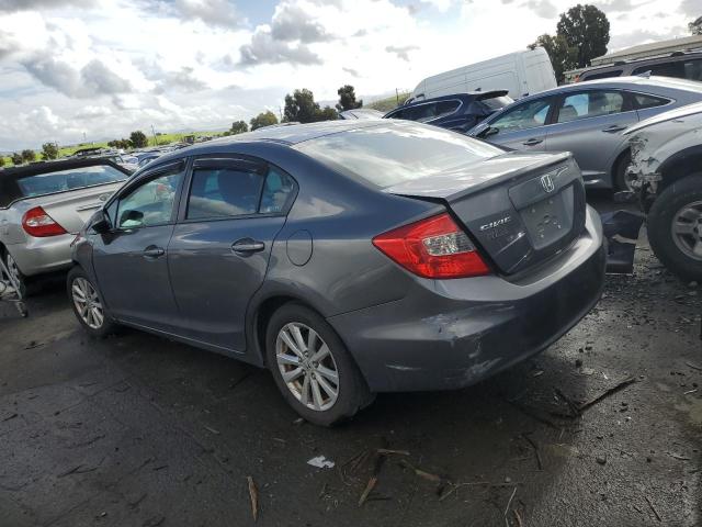 19XFB2F86CE315748 - 2012 HONDA CIVIC EX GRAY photo 2