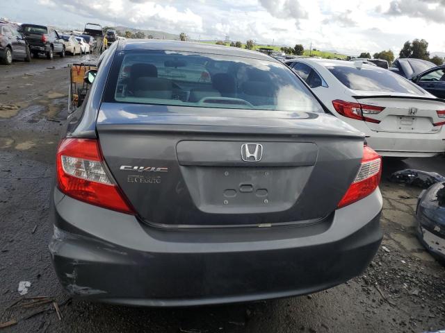 19XFB2F86CE315748 - 2012 HONDA CIVIC EX GRAY photo 6