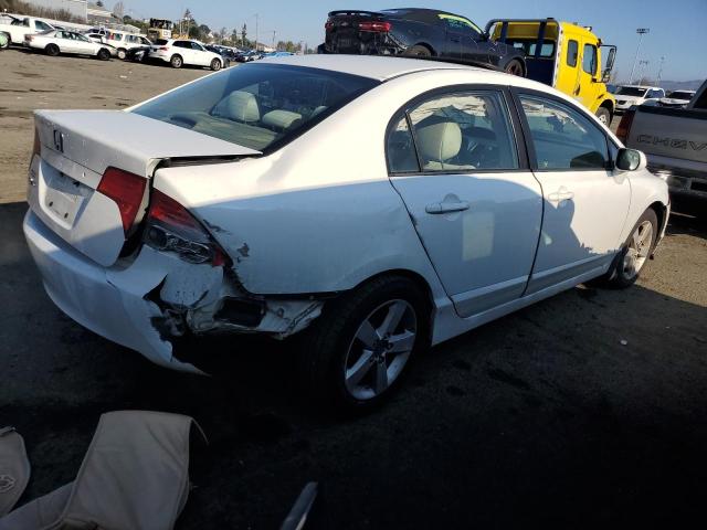 1HGFA16827L114604 - 2007 HONDA CIVIC EX WHITE photo 3