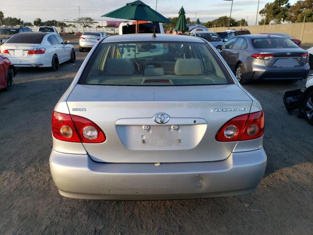 1NXBR32E35Z567341 - 2005 TOYOTA COROLLA CE SILVER photo 6