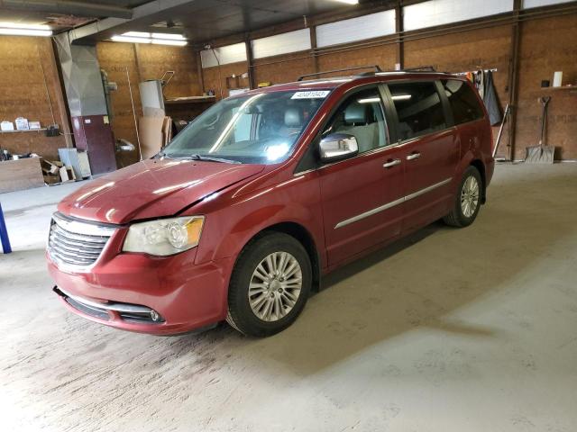 2C4RC1GG4CR134513 - 2012 CHRYSLER TOWN & COU LIMITED RED photo 1