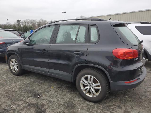 WVGBV7AX9GW593407 - 2016 VOLKSWAGEN TIGUAN S BLACK photo 2