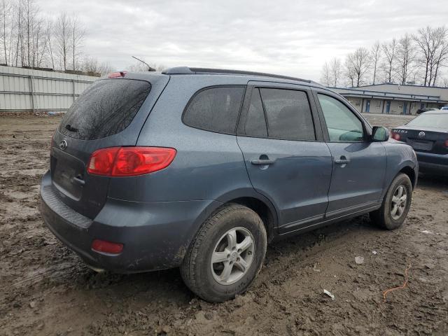 5NMSG73D87H052126 - 2007 HYUNDAI SANTA FE GLS BLUE photo 3