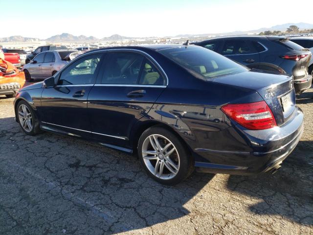 WDDGF4HB0EA967306 - 2014 MERCEDES-BENZ C 250 BLUE photo 2