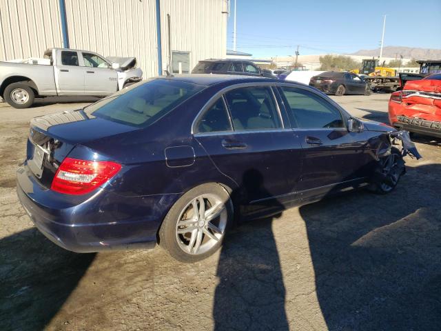 WDDGF4HB0EA967306 - 2014 MERCEDES-BENZ C 250 BLUE photo 3