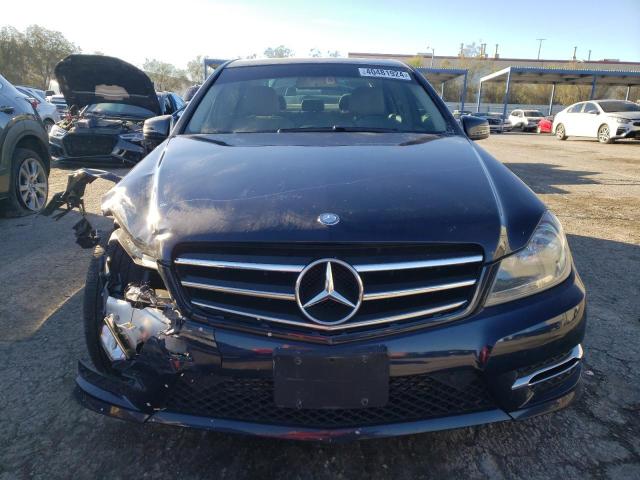 WDDGF4HB0EA967306 - 2014 MERCEDES-BENZ C 250 BLUE photo 5