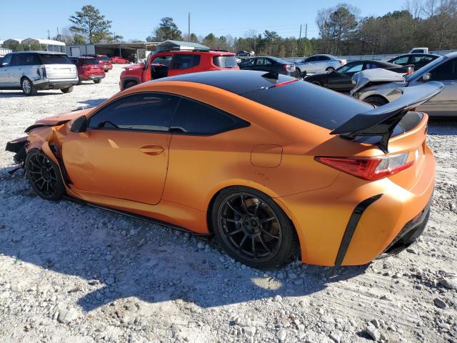 JTHHP5BC4F5002816 - 2015 LEXUS RC-F ORANGE photo 2