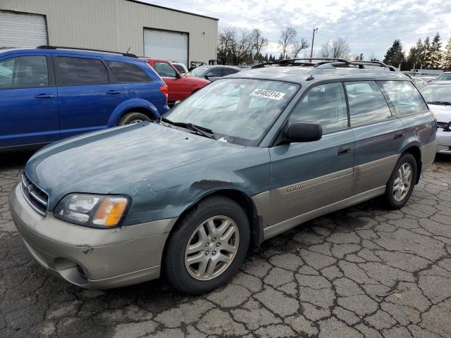 4S3BH665117610649 - 2001 SUBARU LEGACY OUTBACK TEAL photo 1