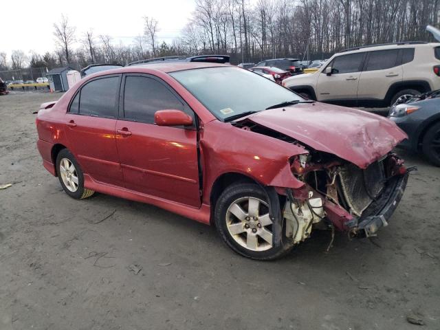 2T1BR32E13C098197 - 2003 TOYOTA COROLLA CE RED photo 4