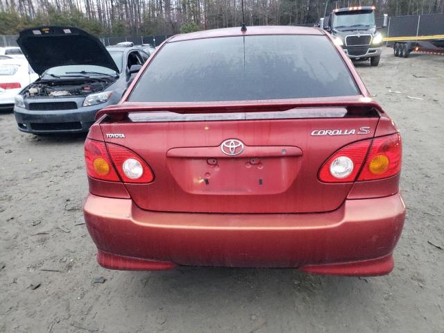 2T1BR32E13C098197 - 2003 TOYOTA COROLLA CE RED photo 6