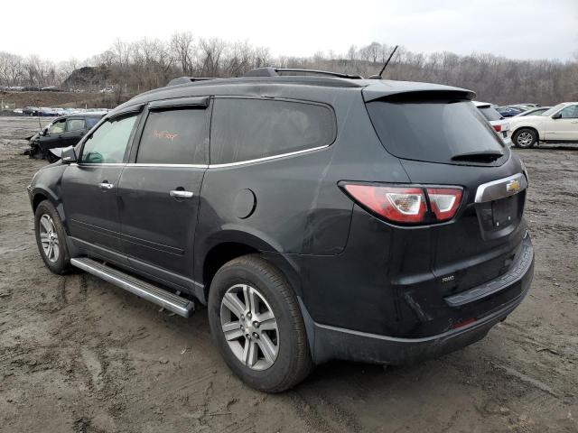 1GNKVGKD8FJ302830 - 2015 CHEVROLET TRAVERSE LT BLACK photo 2