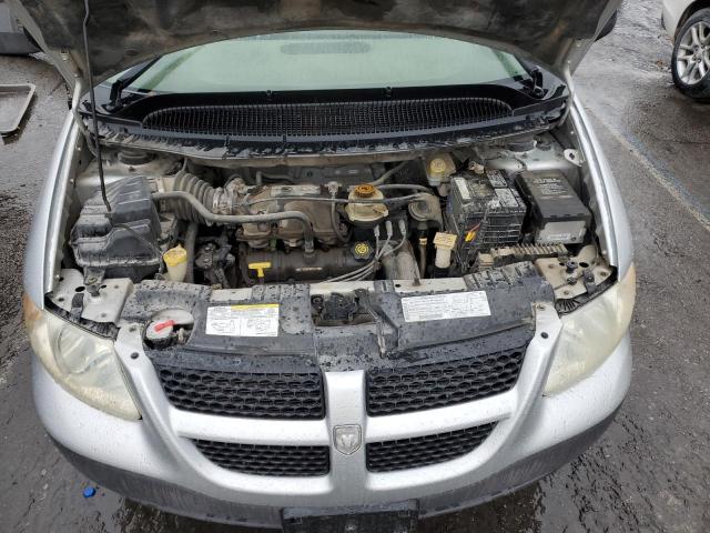 1B8GP25382B681584 - 2002 DODGE CARAVAN SE SILVER photo 11