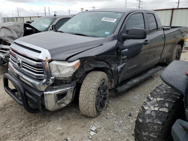 5TFCW5F15GX019296 - 2016 TOYOTA TUNDRA DOUBLE CAB SR/SR5 BLACK photo 1