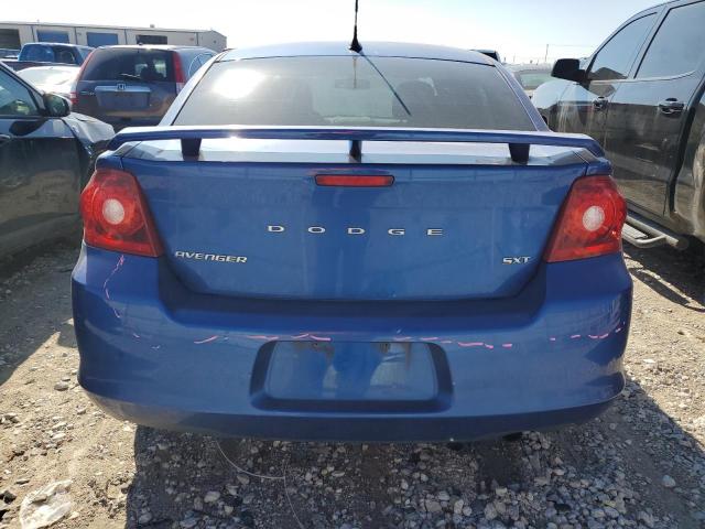 1C3CDZCB5CN190442 - 2012 DODGE AVENGER SXT BLUE photo 6