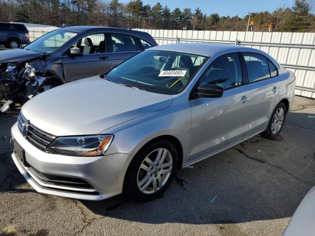 3VW2K7AJ5FM251523 - 2015 VOLKSWAGEN JETTA BASE 银色 照片 1