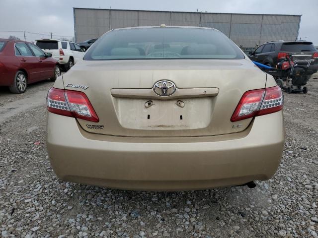 4T1BF3EK3BU729040 - 2011 TOYOTA CAMRY BASE GOLD photo 6