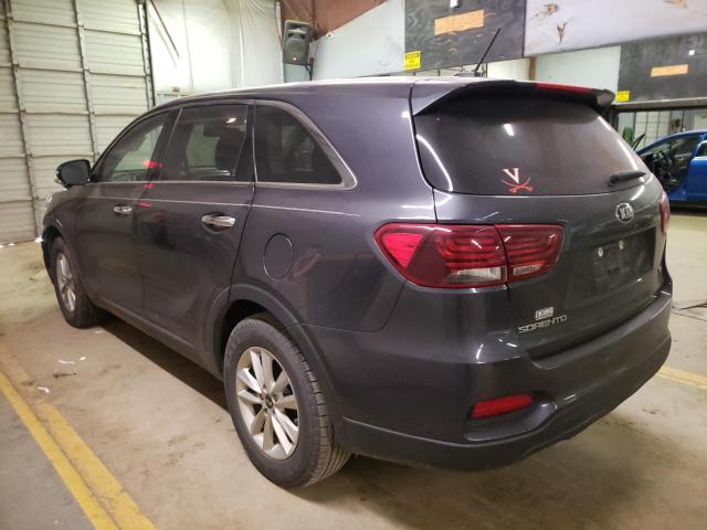 5XYPG4A30KG445152 - 2019 KIA SORENTO L GRAY photo 2