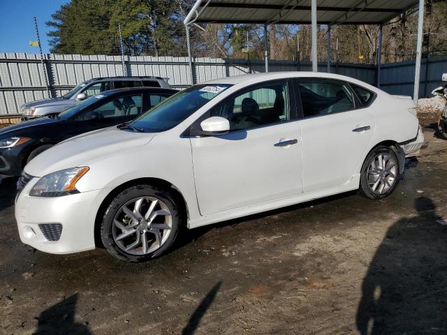 3N1AB7AP0EL634862 - 2014 NISSAN SENTRA S WHITE photo 1