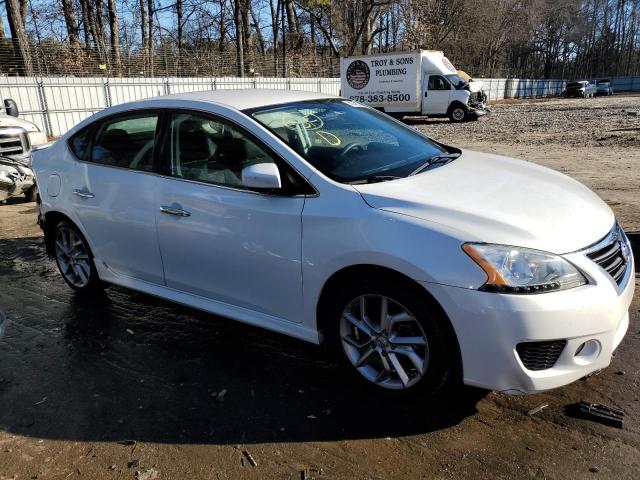 3N1AB7AP0EL634862 - 2014 NISSAN SENTRA S WHITE photo 4