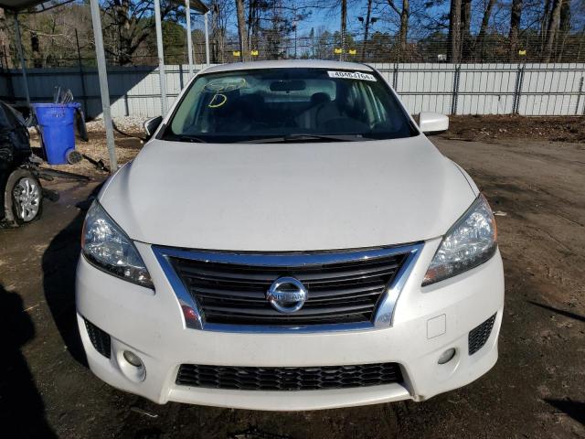 3N1AB7AP0EL634862 - 2014 NISSAN SENTRA S WHITE photo 5