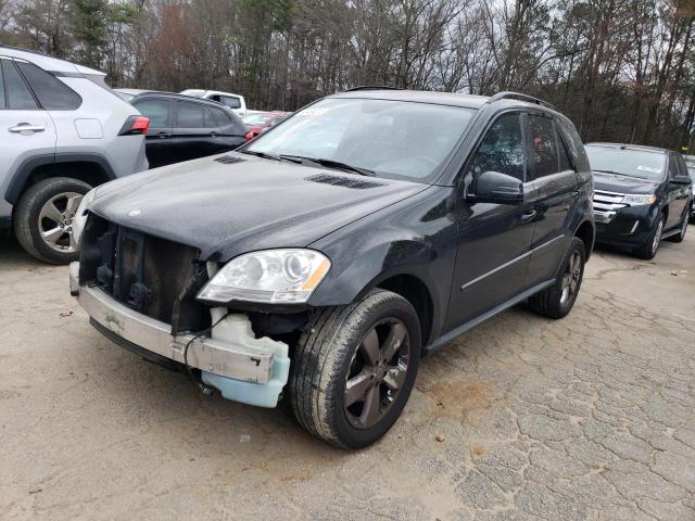 4JGBB8GB1BA723051 - 2011 MERCEDES-BENZ ML 350 4MATIC BLACK photo 1
