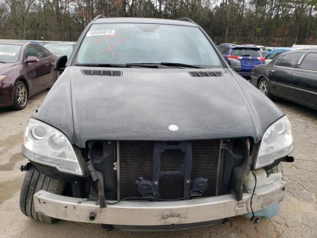 4JGBB8GB1BA723051 - 2011 MERCEDES-BENZ ML 350 4MATIC BLACK photo 5
