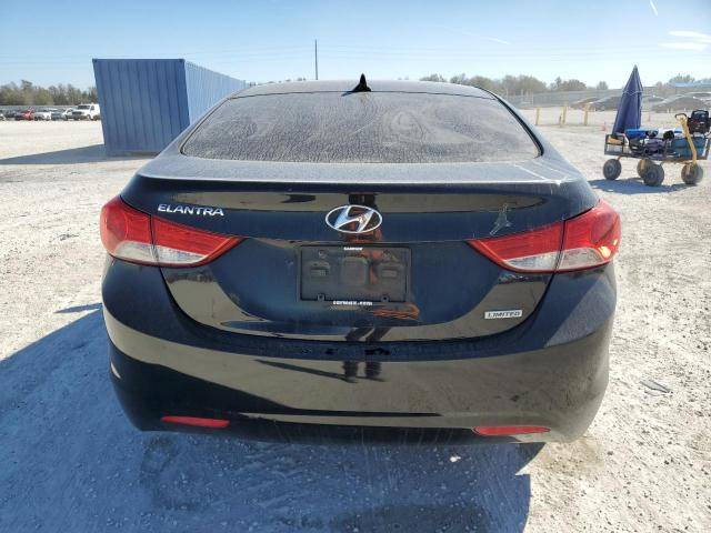 5NPDH4AE4DH214106 - 2013 HYUNDAI ELANTRA GLS BLACK photo 6