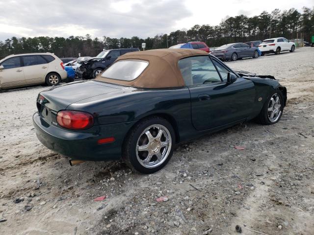 JM1NB353710212738 - 2001 MAZDA MX-5 MIATA BASE GREEN photo 3
