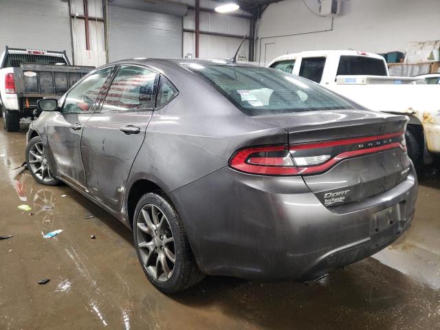 1C3CDFBB3FD165534 - 2015 DODGE DART SXT GRAY photo 2