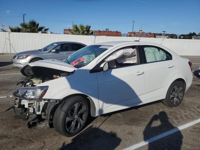 1G1JF5SB9K4129695 - 2019 CHEVROLET SONIC PREMIER WHITE photo 1