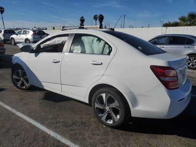 1G1JF5SB9K4129695 - 2019 CHEVROLET SONIC PREMIER WHITE photo 2