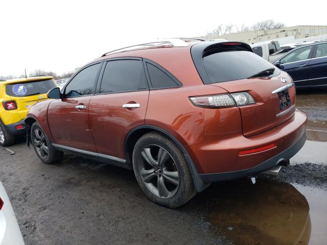 JNRAS08W68X207826 - 2008 INFINITI FX35 ORANGE photo 2