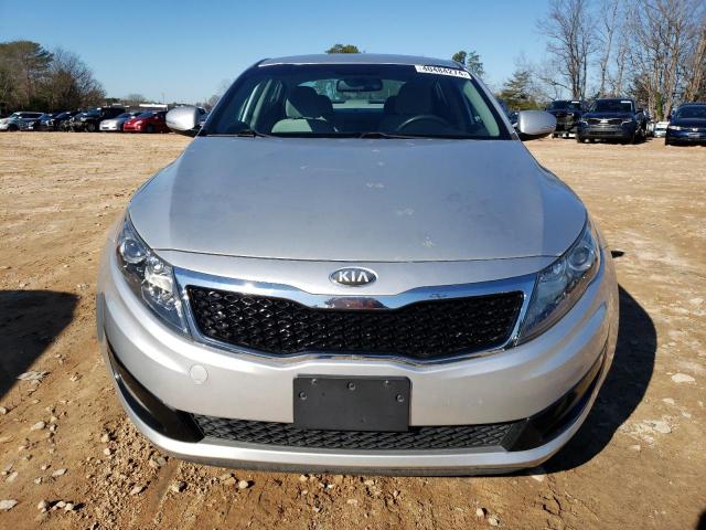 KNAGM4A74D5391858 - 2013 KIA OPTIMA LX SILVER photo 5