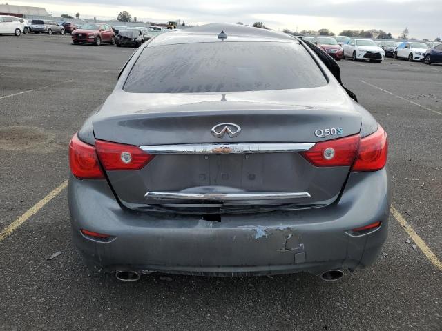 JN1AV7AP5EM692057 - 2014 INFINITI Q50 HYBRID PREMIUM GRAY photo 6