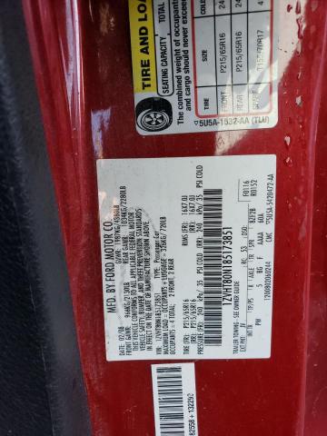 1ZVHT80N185173851 - 2008 FORD MUSTANG RED photo 13